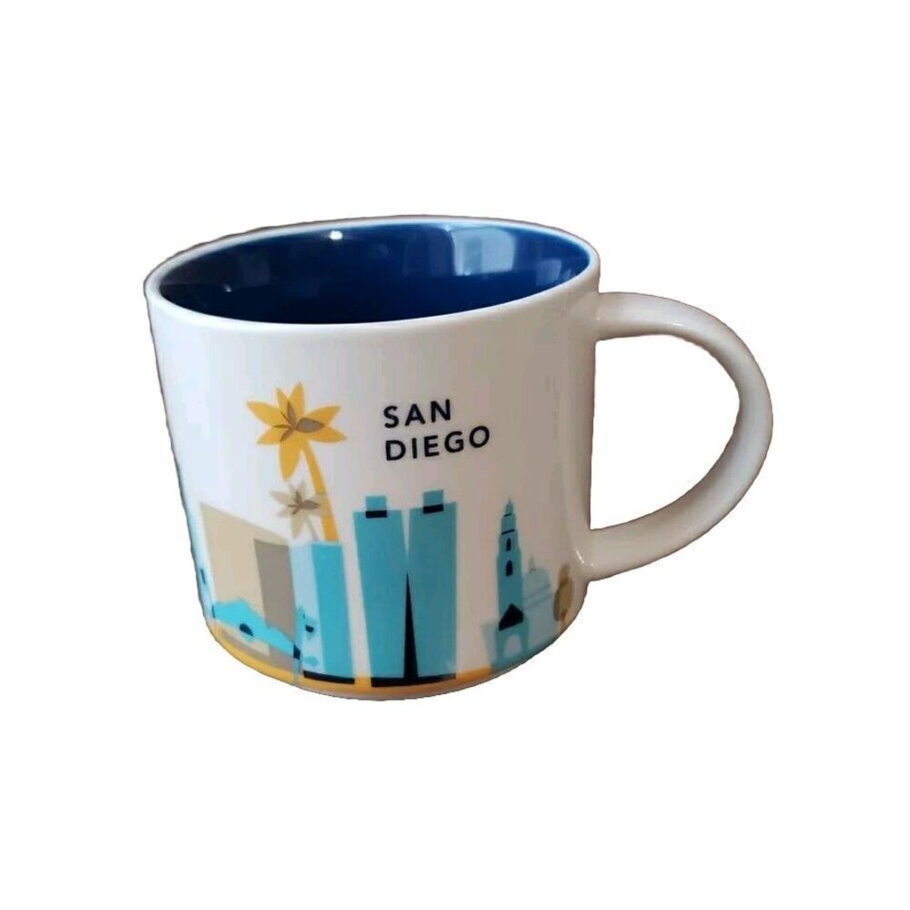 Starbucks SAN DIEGO You Are Here Collection 14 oz Coffee Mug Retired Series 2017
